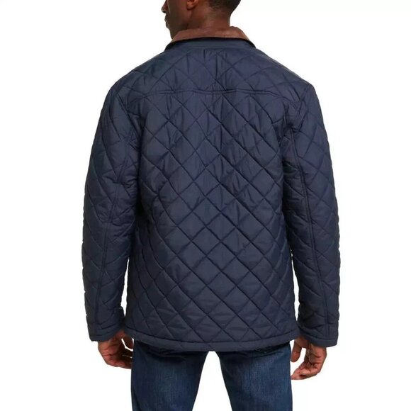 NEW Original Weatherproof Vintage Men's XXL Quilted Jacket Blue Plaid Lining - Picture 2 of 12